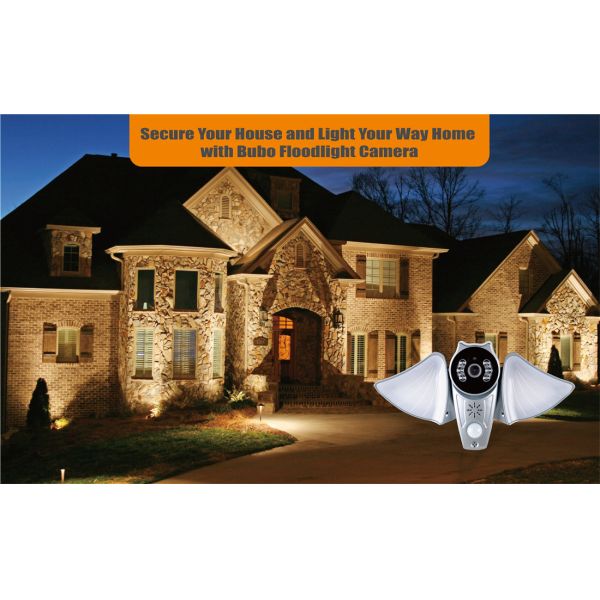 Smart Lighting Camera Flood Light Humanoid Trigger Wi-Fi IP Audio 2MP Security CCTV_copy(COOLED-01)