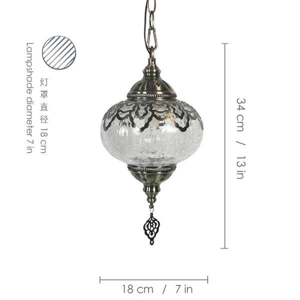 Newest style Turkish ethnic customs handmade Mosaic lamp romantic cafe restaurant bar tree Pendant light(WH-DC-19)