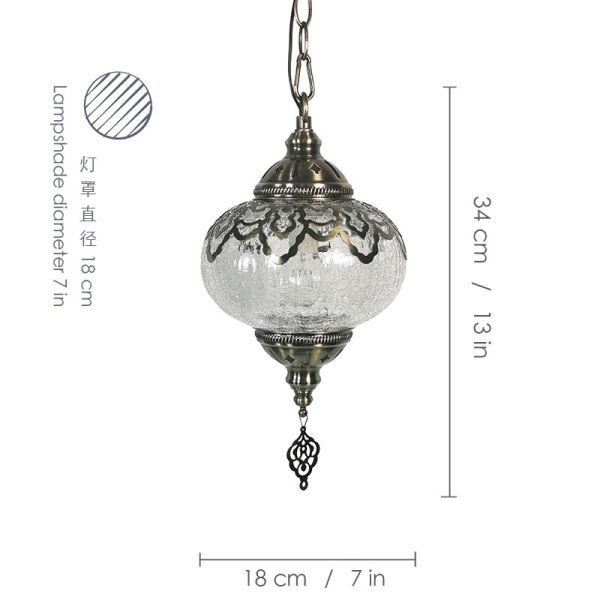 Newest style Turkish ethnic customs handmade Mosaic lamp romantic cafe restaurant bar tree Pendant light(WH-DC-19)