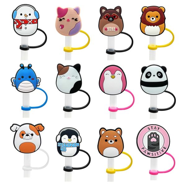 Покрышка соломинкой для Кубка Стэнли Силиконовый соломинный топер совместим с 30&40 Oz Tumbler 10mm 0.4in Силиконовые соломинные крышки