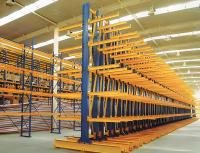 Sistema de armazenamento de carga pesada Cantilever Rack Porta pesada de rolos Cantilever Sistema de estantes de estantes Cantilever de armazém