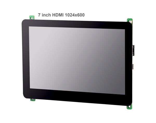 1024x600 HDMI TFT LCD Display 7 Inch 16.7M Capacitive Touch Screen