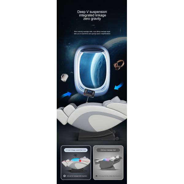 Recliner Music Massage Chair Tuina Kneading Stretching ROHS With Massage And Heat Shiatsu