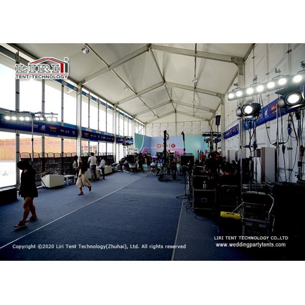 ABS Wall 40m Width Double Decker Tents For VIP Lounge