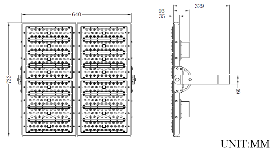 Поле на открытом воздухе спорта высокого света стадиона СИД рангоута IP65 1000w крытое