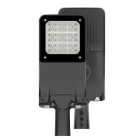 Iluminação de rua do diodo emissor de luz do sensor 60W IP66 da fotocélula com tampa de vidro moderada