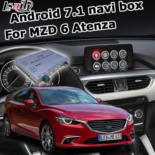 Автомобиль андроида интерфейса видео- интерфейса коробки навигации Mazda 6 Atenza GPS опционный carplay