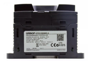100 - 240V AC Programmable Logic Controller Module 2K Steps CP1E-E30SDR-A