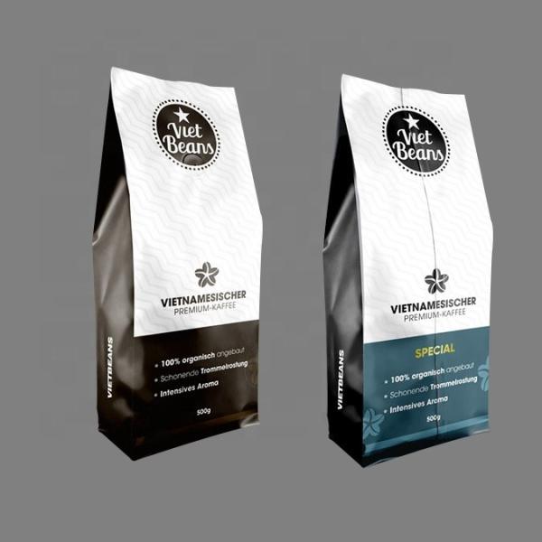 Aluminium Food Grade Recyclable Pouch Side Gusset Coffee Bag