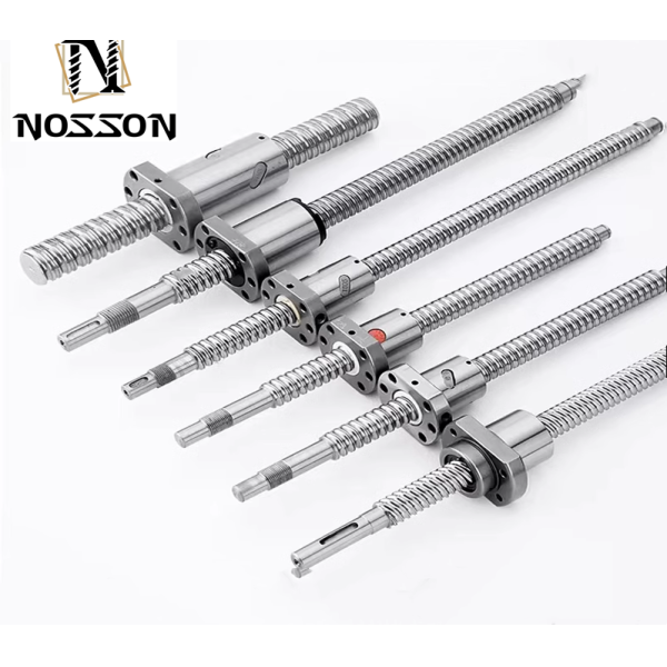 Polishing High Precision Left Hand Thread Ball Screw With Flange Single Ball Nut For CNC Linear Guide Module Chrome Plated