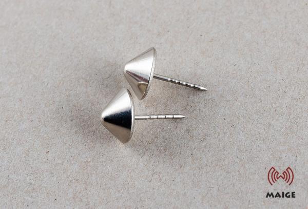 Security Cone Steel Hard Tag Pin Water Resistance For Mini Square Tag