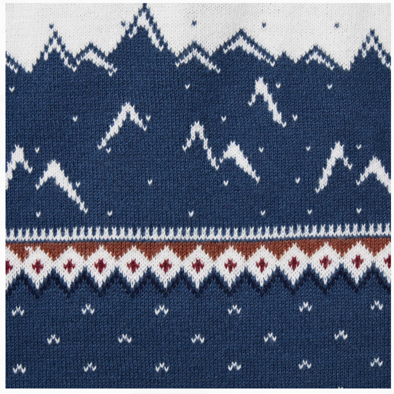 Wholesale Infant Rompers Christmas Knitted Cute Pattern Embroidery Jumpsuits long Sleeves Baby Romper