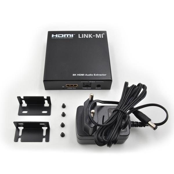 Audio Extractor HDMI 2.1 Audio Splitter 4k Support 8K 60Hz YUV4:2:0 CEC