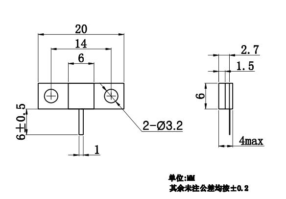 RF Resistor Dummy Load Resistor with -55℃~ +125℃ Operating Temperature 1.2~1.3 Standing Wave Ratio and Copper Nickel Plated Flange Mount