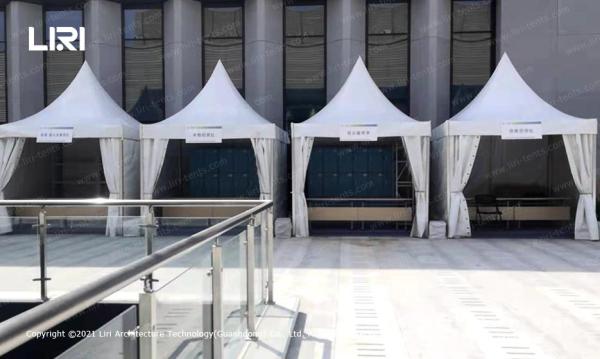 Outdoor High Peak Privacy Canopy Gazebo Tents 3x3m 4x4m  5x5m 6x6m