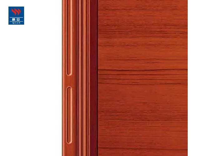 Прокатанная дверь твердого Teak деревянная