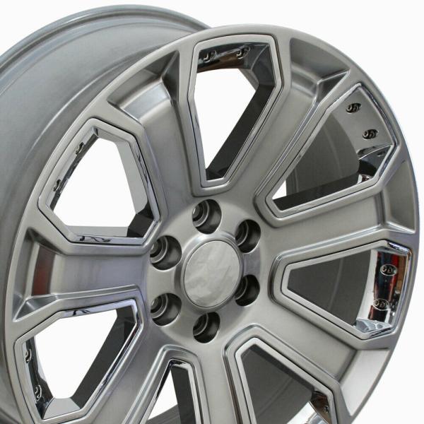 22 X 9 Chrome Wheels Chevrolet Silverado GMC Sierra Replica Rims 5661