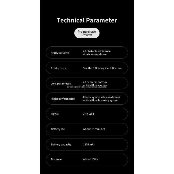 Prosumer Drones Made Easy Ky102 with 4k HD Dual Cameras Four-way Obstacle Avoidance and Intelligent Fixed Height Hovering
