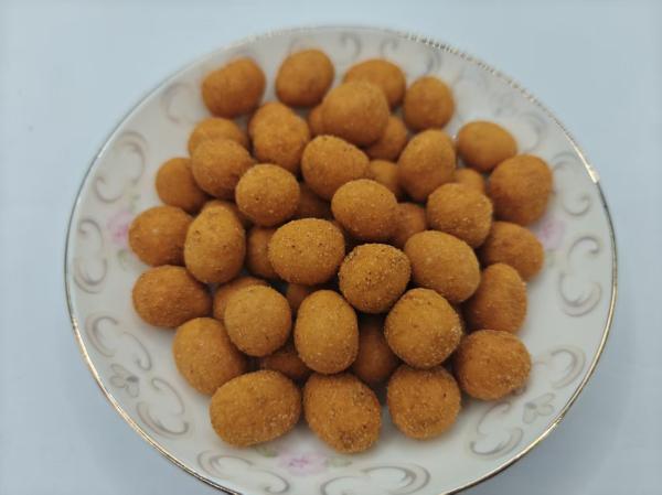 Spicy Coated Peanuts With Fiery Kick Aromatic Flavor