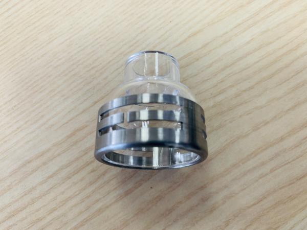 Steel Ring Quartz Nozzle for Improved Gas Coverage in TIG Welding Applications