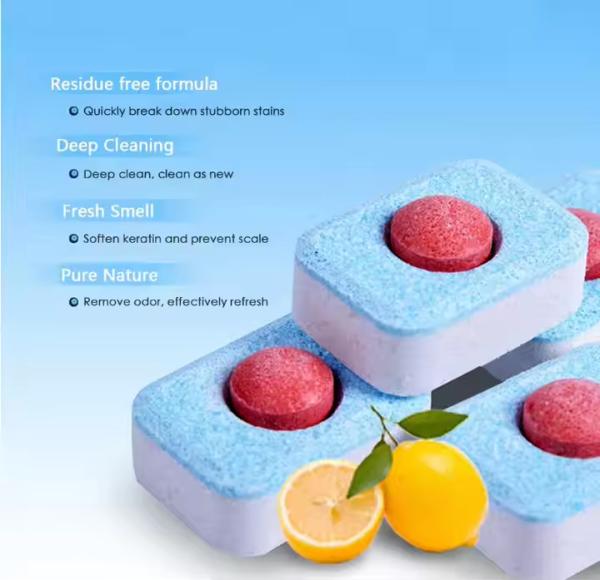 Blue Red Dishwasher Tablets Bulk Plastic Free Dishwasher Pods