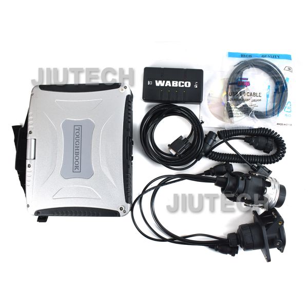 For WABCO DIAGNOSTIC KIT (WDI) SAE J1708 CAN 5&24V WABCO K-LINE Trailer Truck Grader Scraper Diagnostic Interface scanne