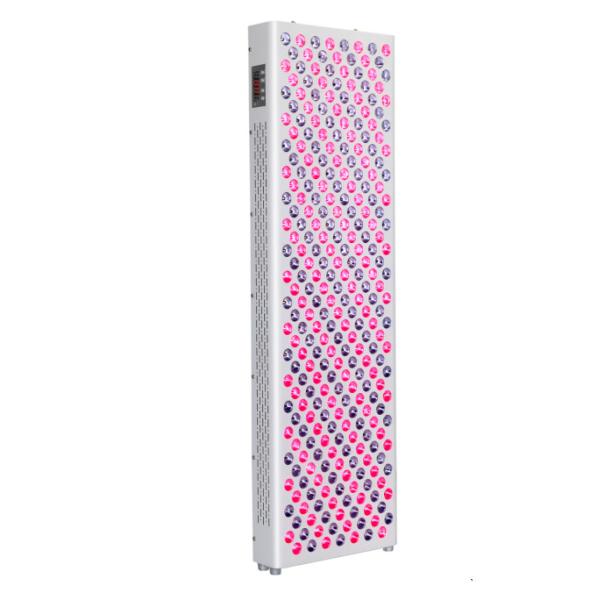 660nm 850nm Near Infrared Red Light Therapy Panel for Full Body Treatment 5W*300Leds 2pcs*1500W Panel 1pc Stand