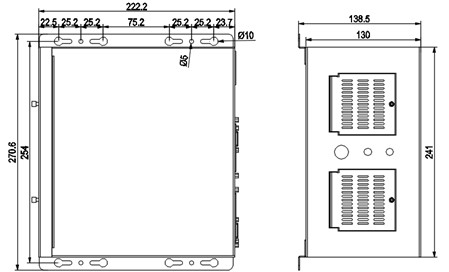 Embedded Industrial PC 1 PCI Or PCIE Extension I3 I5 I7 CPU Multiple Serial Ports