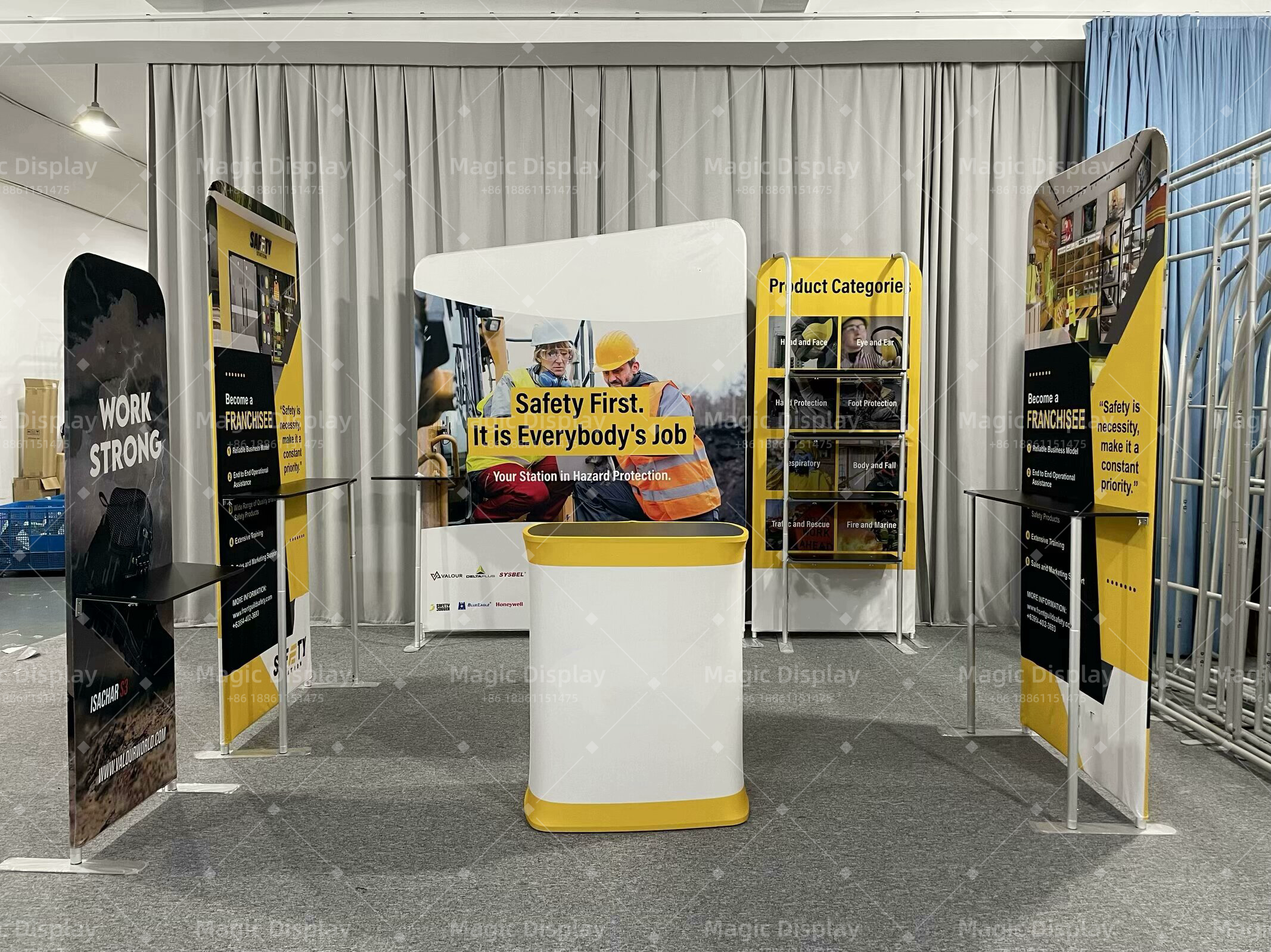 3x3m Trade Show Booth Setup for Portable Exhibition Display