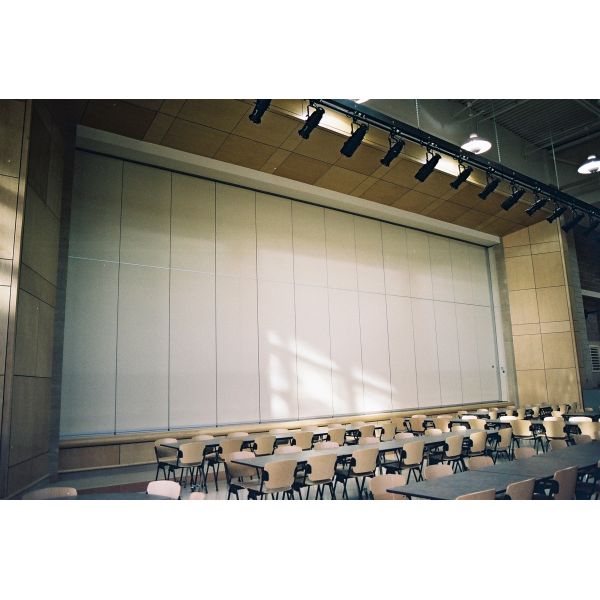 Fireproof Decorative Perforated Wood Panels Hall Wood Sound Absorption