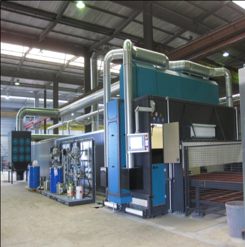 Turnkey Automatic Powder Coating Line with Pre-treatment & Big Cyclone System