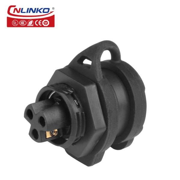 Cnlinko LP-16-3 Pin Plastic Wiring Screw Circular Waterproof Aviation Plug Connector