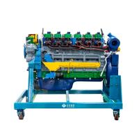 Modèle éducatif anatomique de moteur marin à six cylindres