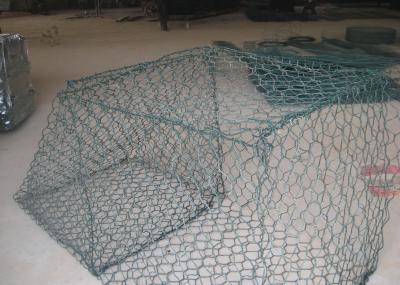 O Pvc revestiu a caixa sextavada de Gabion da rede de fio da caixa de Gabion