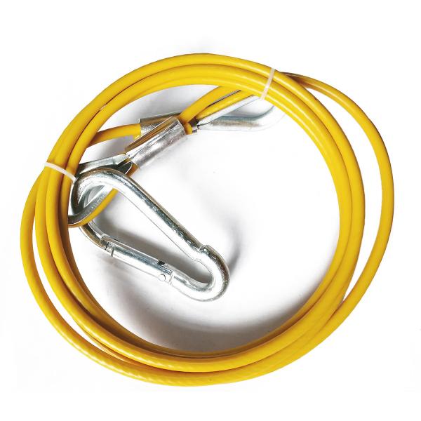 Résistance câble en acier recouvert de plastique câble en acier galvanisé revêtu de PVC