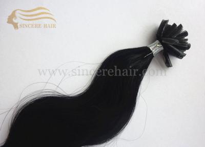 55 CM Body Wave Remy U Tip Human Hair Extensions - 22 1.0 G Black Italian Keratin Fusion Flat Hair Extension for sale