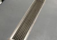 Untreated Stainless Steel Drainage Grates In Restaurants Commercial Kitchens