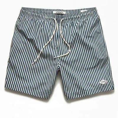 Casual Fitness Sports Workout Shorts Essential Fashion Stripe Athletic Drawstring