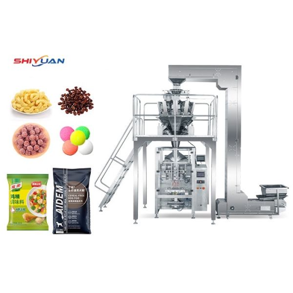 Full Automatic Granule Packing Machine For Sugar Seeds Rice Beans