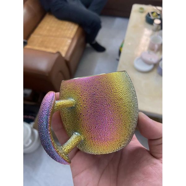 Нержавеющая сталь ложки / вилки Серебряный Хромный ПВД Осадочная система Вакуумный Путринг Пластировка Машина