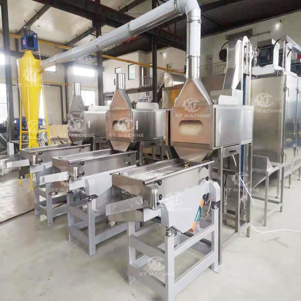1000kg/h Peanut Blanching Machine SUS304 Industrial Grade