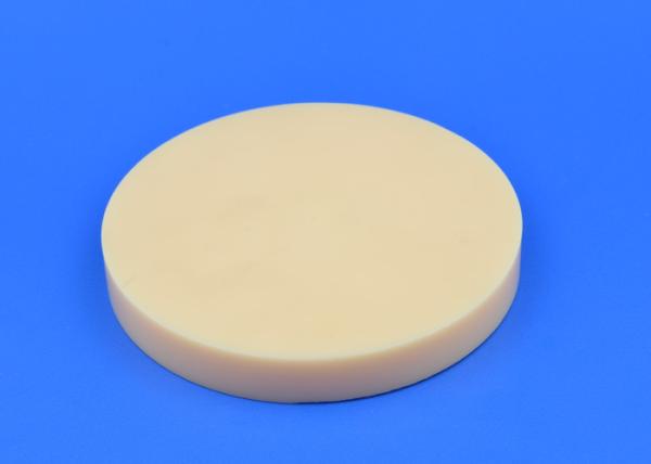 Disque en céramique d'alumine de la grande pureté 95% 99%/bloc rond en céramique