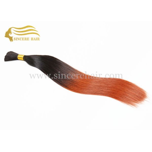 24" Ombre Remy Human Hair Bulk for sale - 24" Straight Colourful Ombre Real Remy Human Hair Bulk Extensions For Sale 20