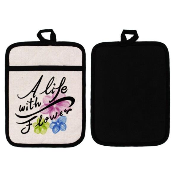 Photo Printing Sublimation Oven Mitt And Sublimation Placemats Blanks Custom Sublimation Kitchen Accessories