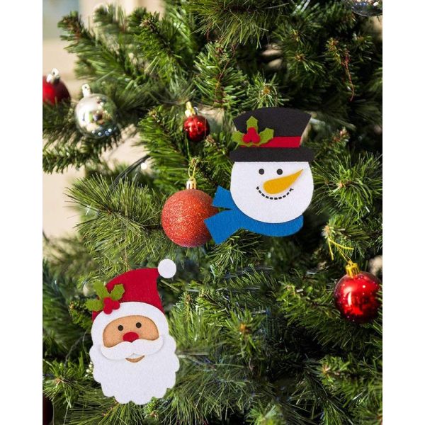 Animals Pendant Felt Christmas Tree Ornaments 2mm Thickness