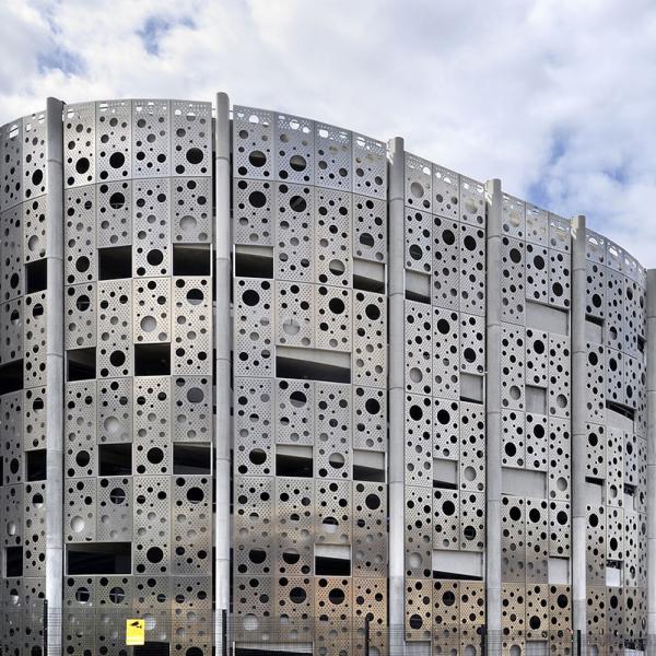 Perforated Exterior Aluminum Ceiling Panels 1.5mm-3.0mm Thickness