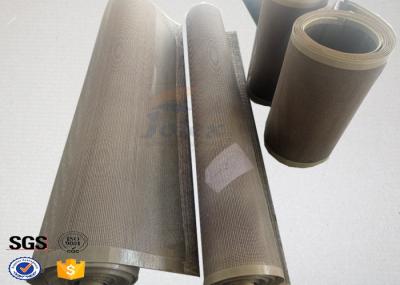 Weave de cetim de vidro revestido resistente ao calor FDA da tela de Ptfe habilitado