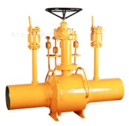 One Piece Fully Welded Ball Valve / Full Bore Ball Valve Abrasion Resistance