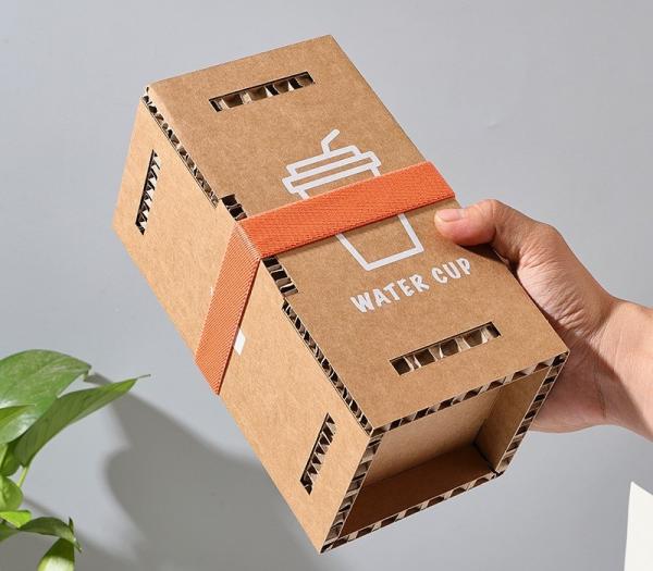 Eco Packaging Premium Corrugated Box For Coffee Ceramic Cups Candles Custom Branding