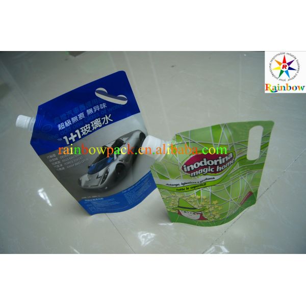 Arrosez l'animal familier d'emballage de poche de bec de preuve/impression de NY/PE pour le détergent de blanchisserie